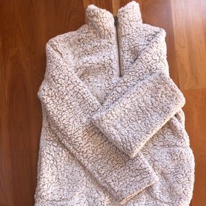 Tan And White Sherpa